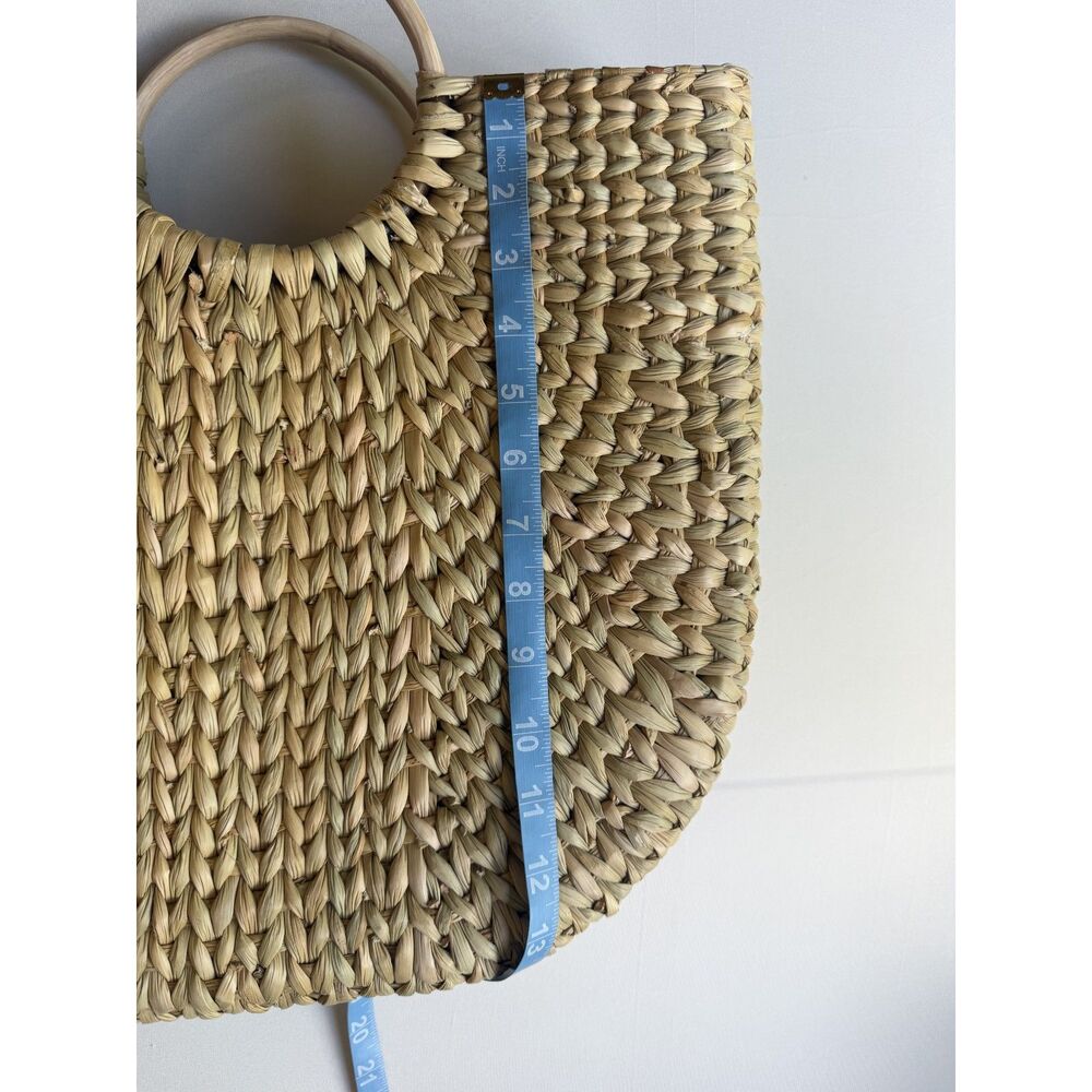 The Drop Women's Jileen Top Handle Straw Bag, Natural - Picture 5 of 6